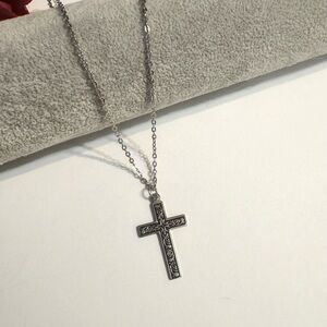 Silver Cross Necklace